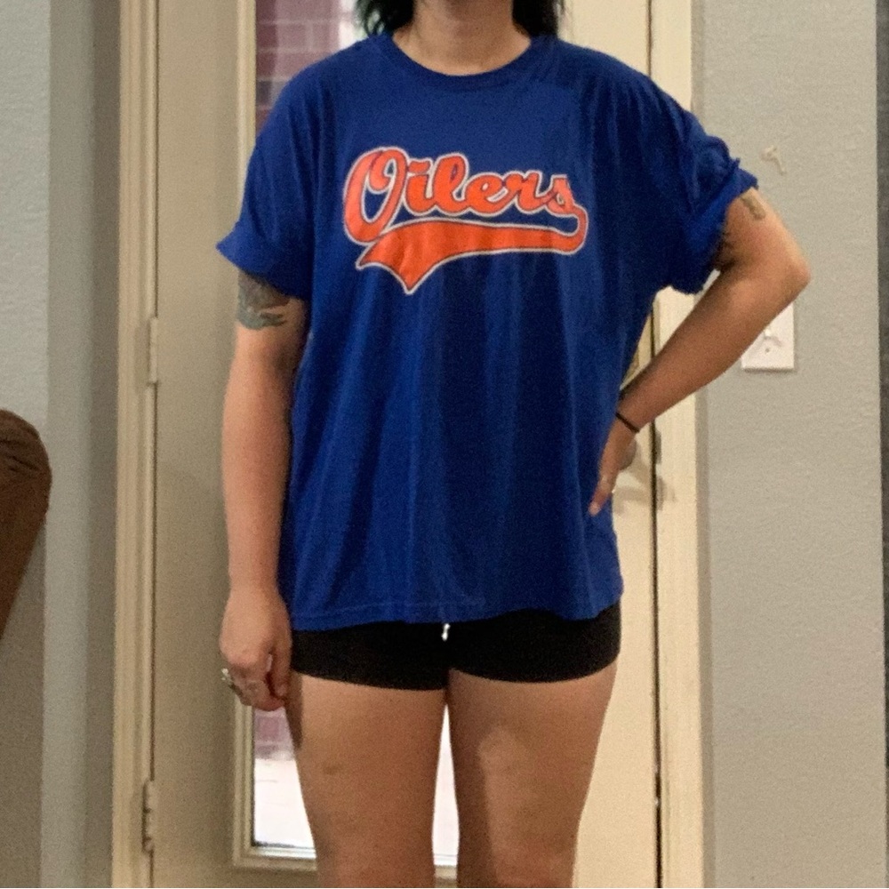 Vintage 90s Oilers Football Shirt